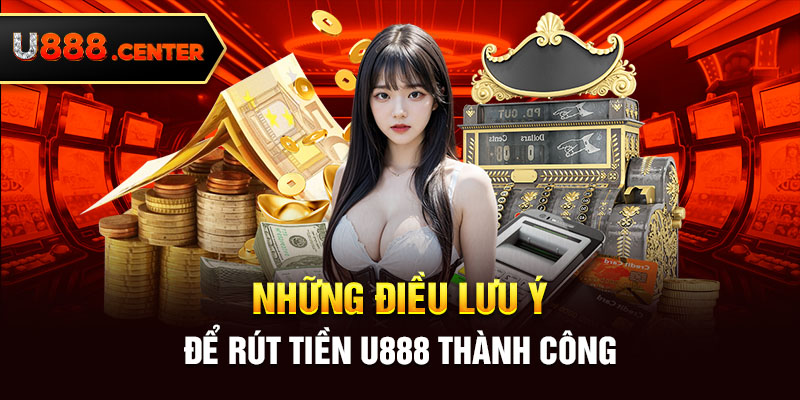 Những điều lưu ý để rút tiền U888 thành công