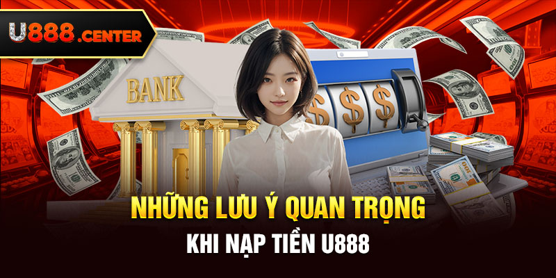 Những lưu ý quan trọng khi nạp tiền U888